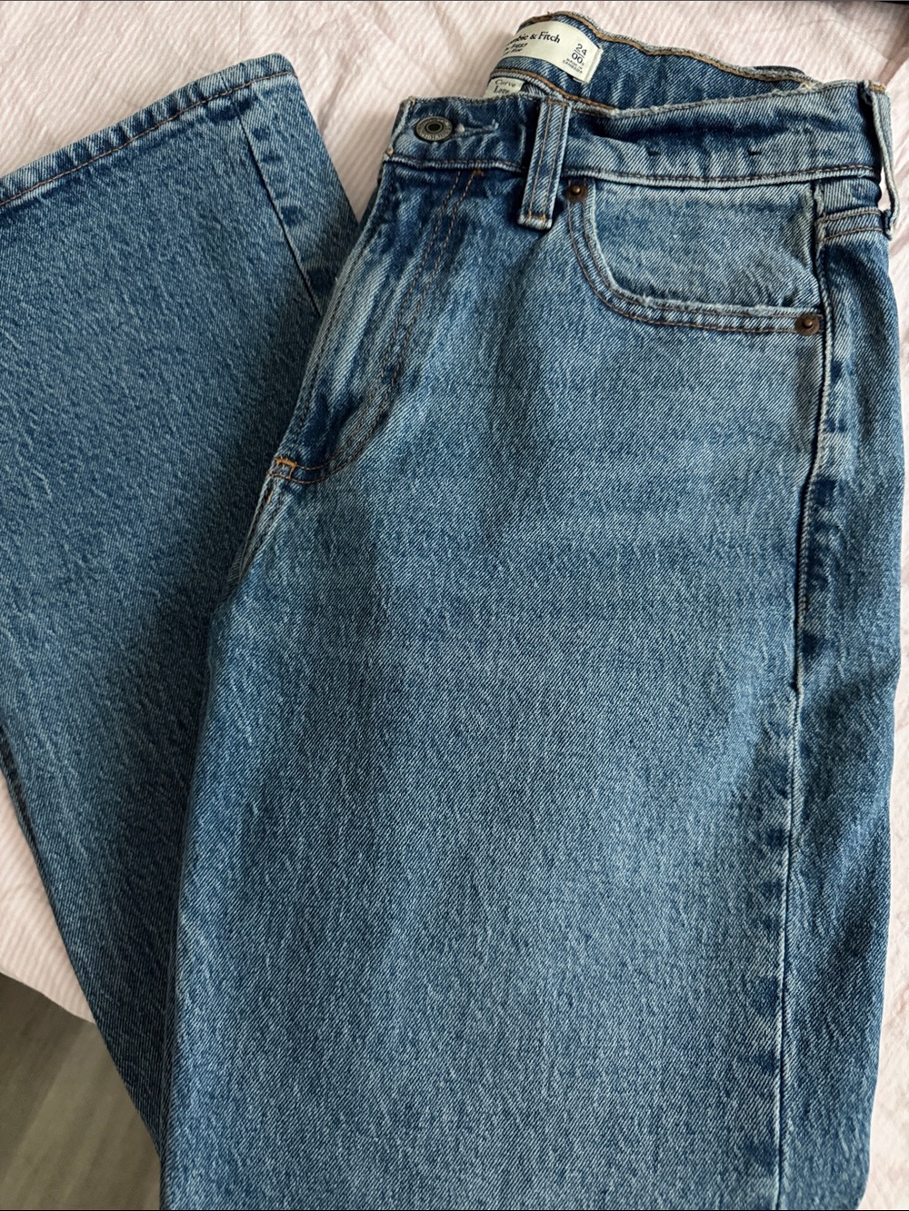 Abercrombie & Fitch The Baggy (Curve Love) Low rise